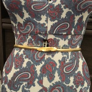 Vintage gold waist belt